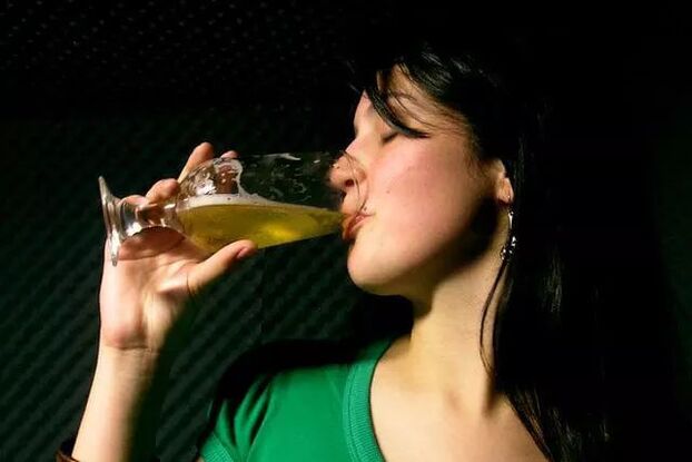 beer-related female alcoholism